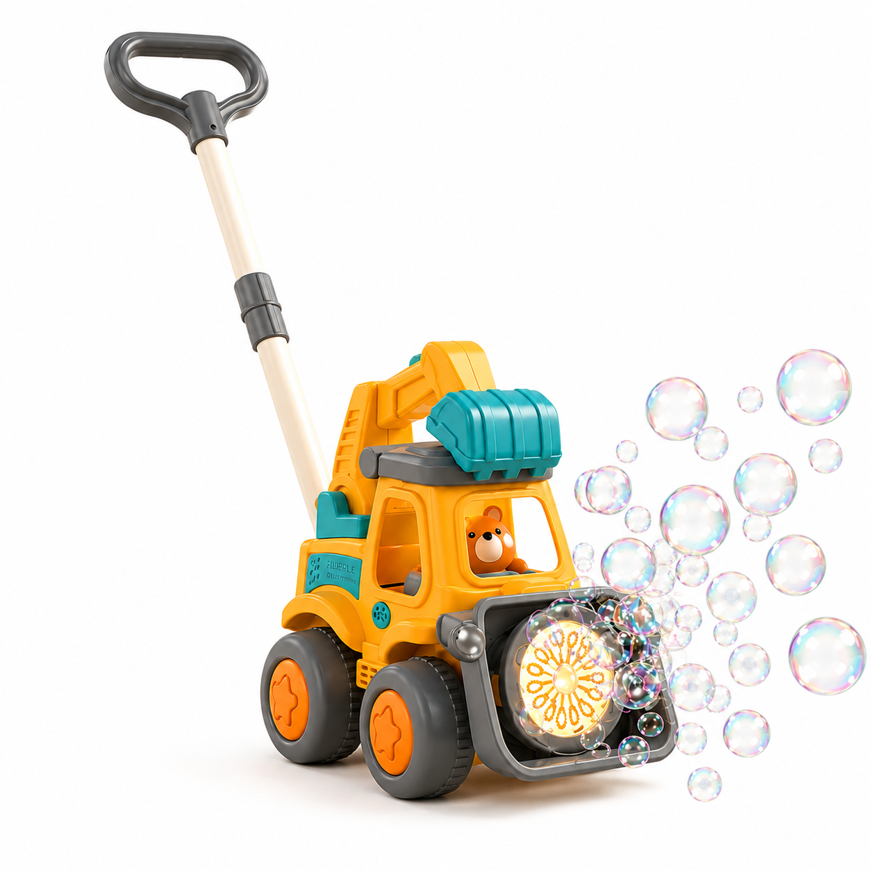 Toddler Bubble Push Walker – Light-Up Bubble Toy for Active Play