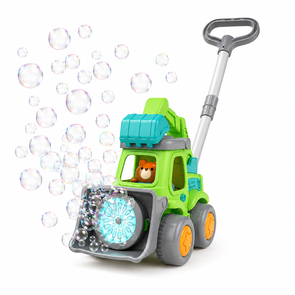 Toddler Bubble Push Walker – Light-Up Bubble Toy for Active Play