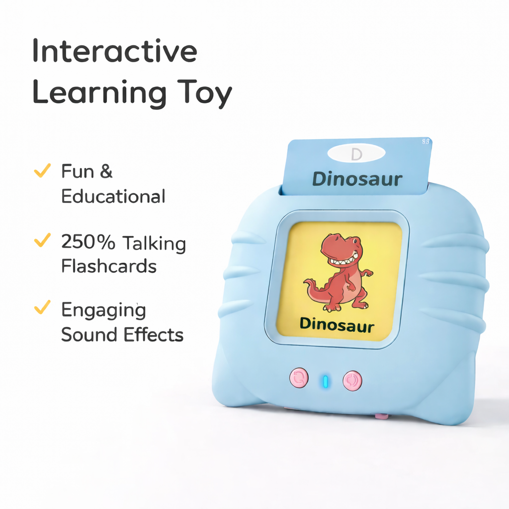 Kids Audio Learning Cards – Interactive English Vocabulary Game for Toddlers