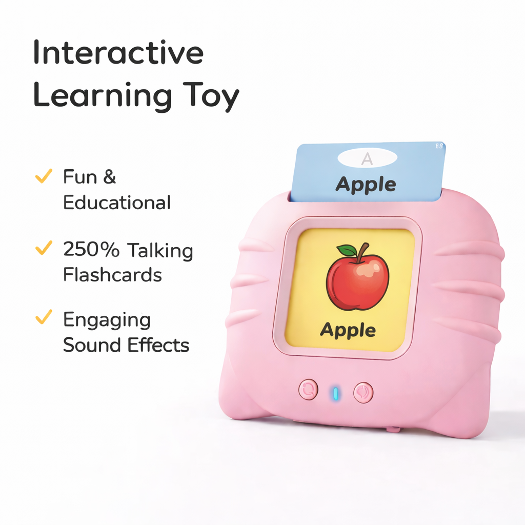 Kids Audio Learning Cards – Interactive English Vocabulary Game for Toddlers