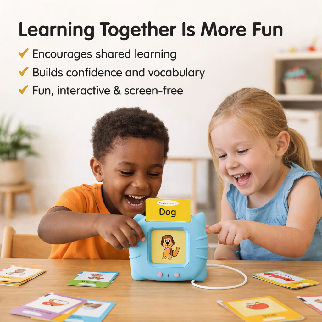 Kids Audio Learning Cards – Interactive English Vocabulary Game for Toddlers
