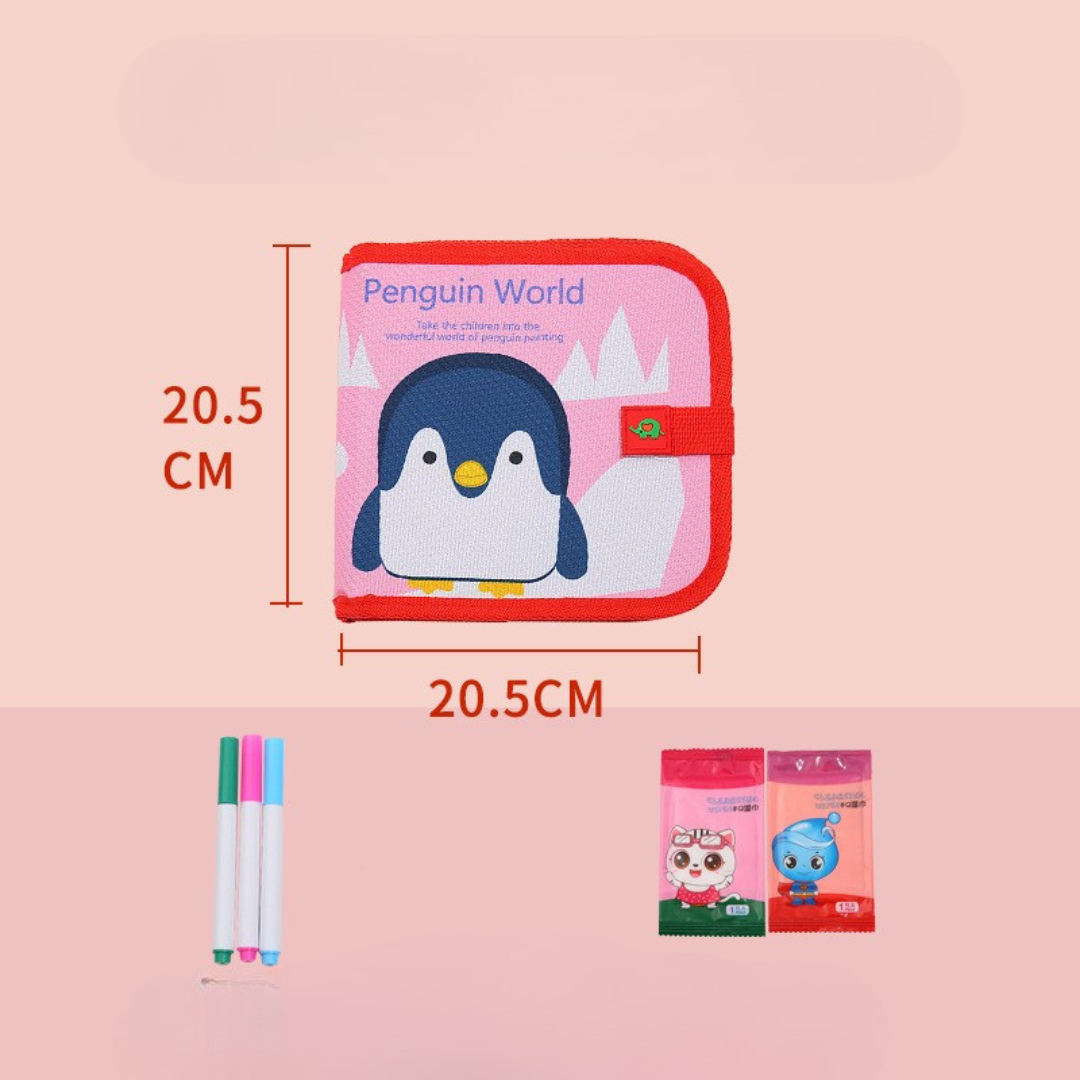 Portable Reusable Drawing Book – Mess-Free Art for Kids