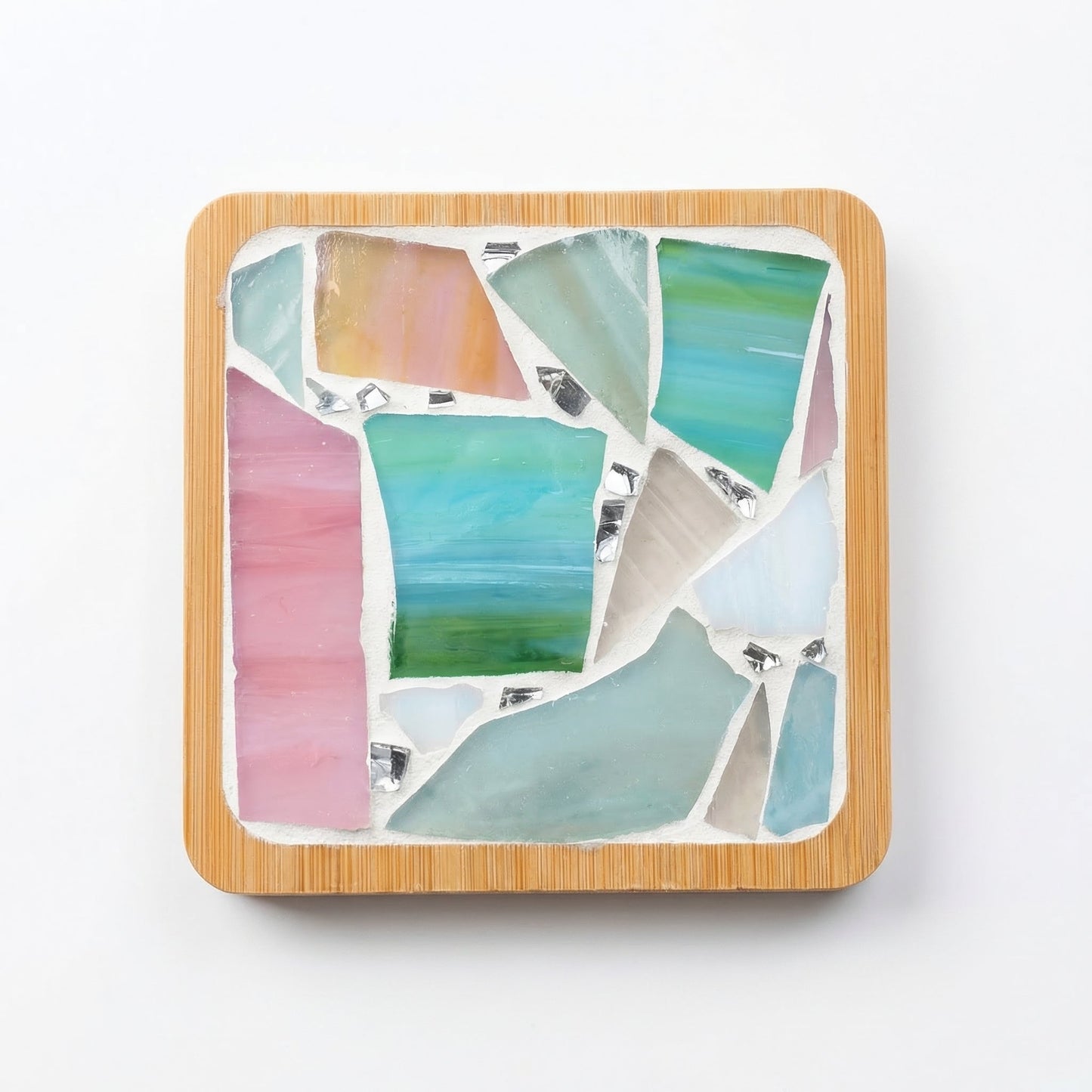 Creative Mosaic Coaster Set for Kids & Parents – DIY Craft Activity Kit