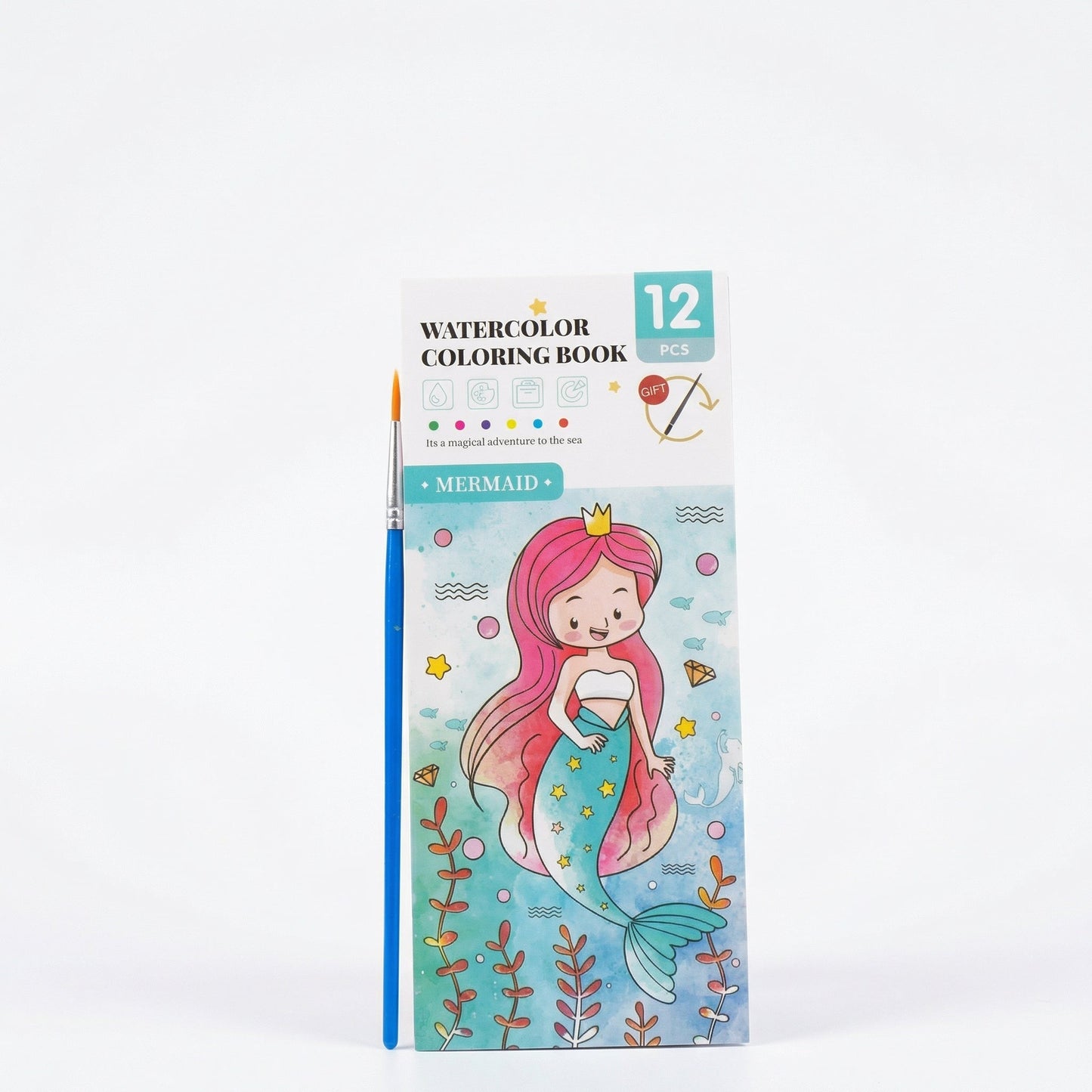 Magic Watercolor Activity Book – Mess-Free Painting Fun for Kids