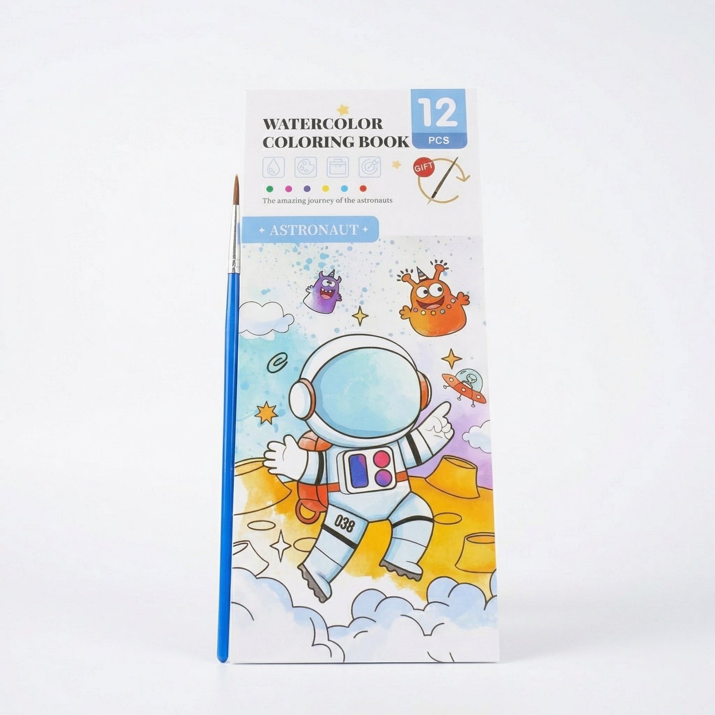 Magic Watercolor Activity Book – Mess-Free Painting Fun for Kids