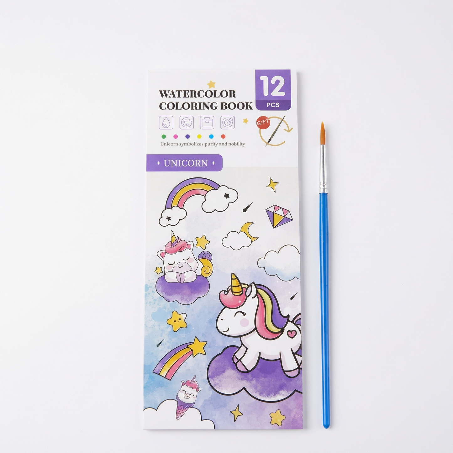 Magic Watercolor Activity Book – Mess-Free Painting Fun for Kids
