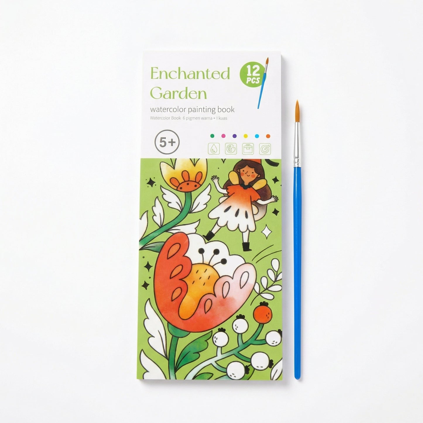 Magic Watercolor Activity Book – Mess-Free Painting Fun for Kids