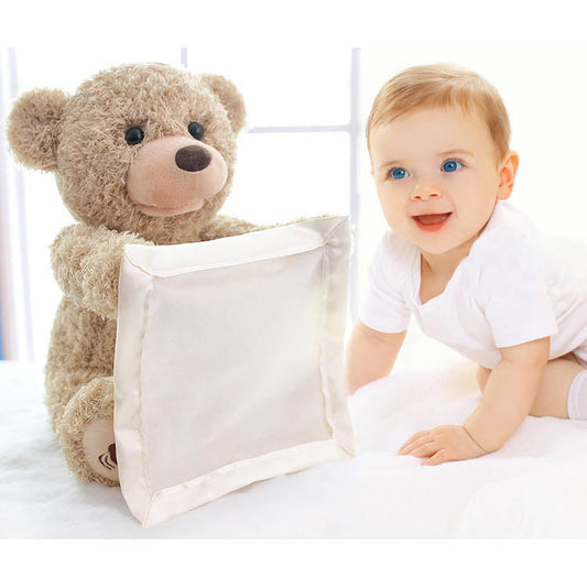 Peek-A-Boo Teddy – Interactive Plush for Baby Development