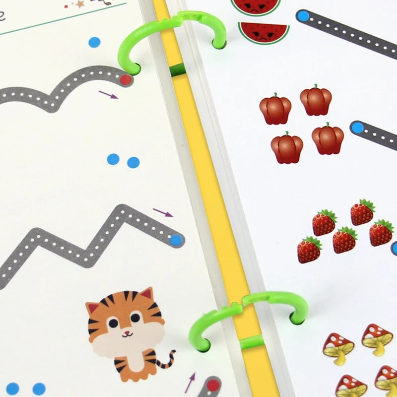 MagicLines – Reusable Magical Tracing Workbook Set for Kids